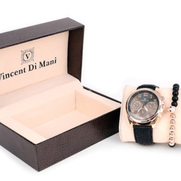 Men's Watch & Bracelet Gift Set - Picture 3 of 4